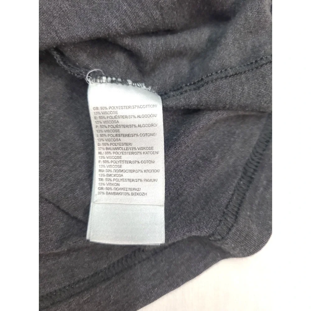 North Face Shirt Mens Large Short Sleeve Crew Neck Lightweight‎ Gray